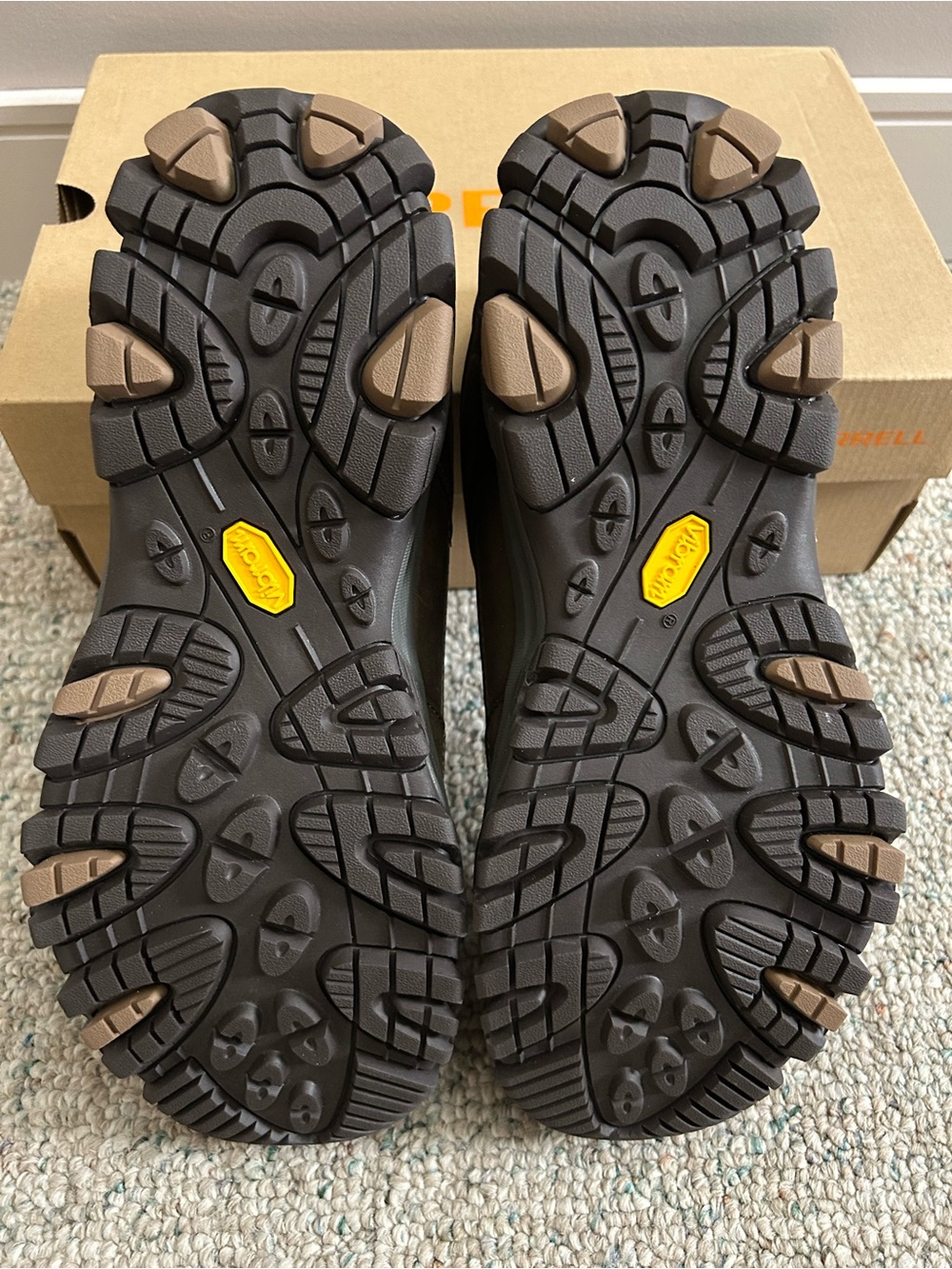 Men’s Merrell Moab 3 Shoes, Wide - Picture 7 of 9